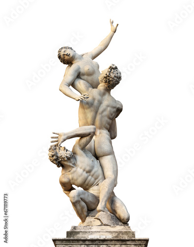 Florence, The Rape of the Sabine Women, PNG