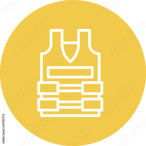 Bullet Proof Vest Icon