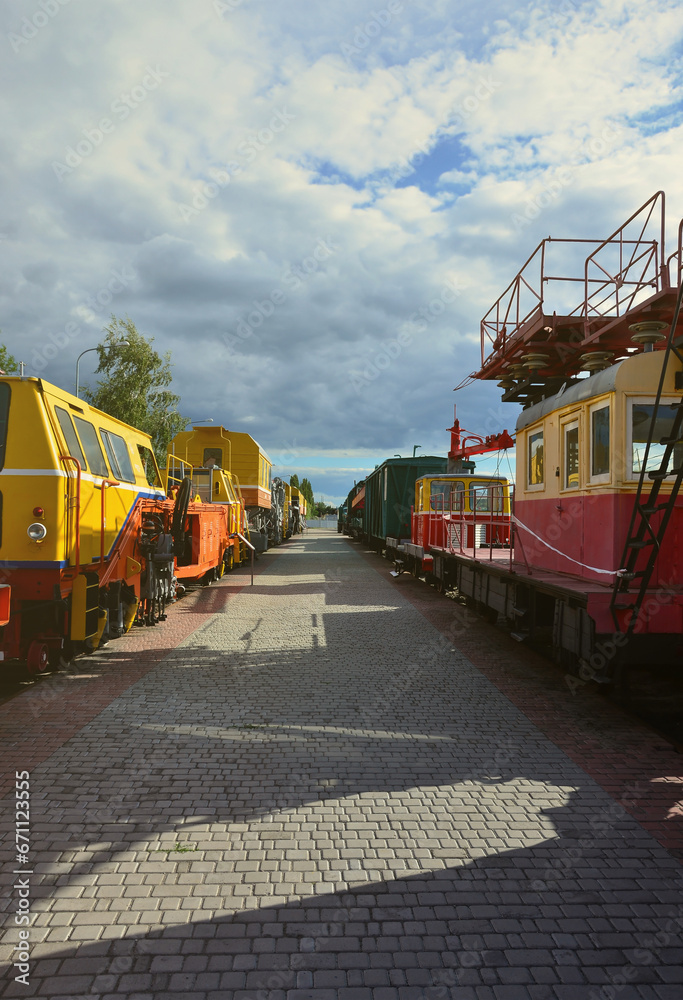 Russian Mini Train Cabs of modern Russian technical support electric trains and railway ...