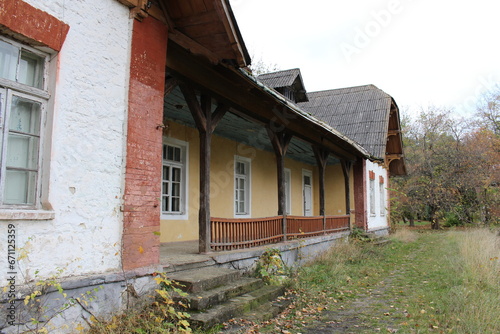 A porch of a house