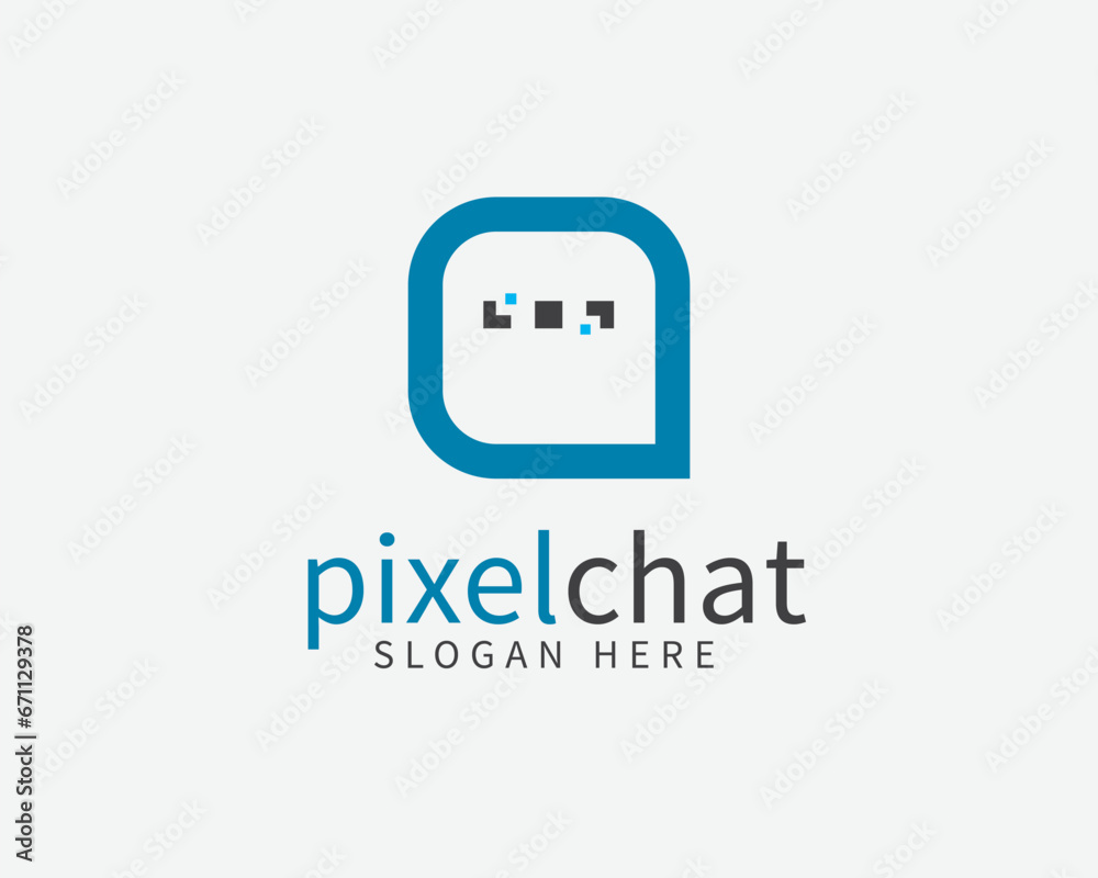 Phone chat logo template vector icon illustration design. Phone chat logo concept Phone chat logo template vector icon illustration design. Phone chat logo concept