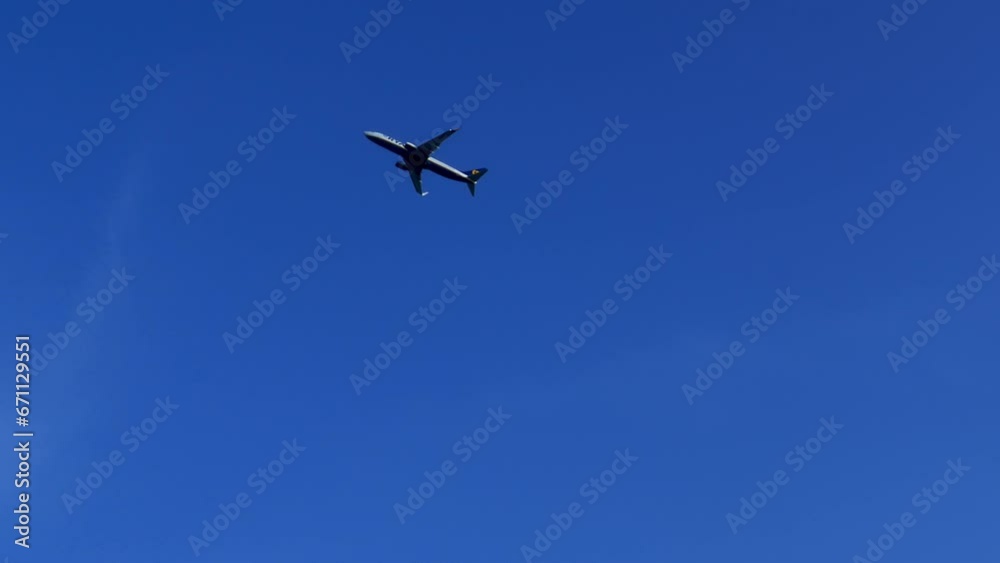 Large passenger airplane taking off against beautiful sunset Large passenger airplane taking off against beautiful sunset