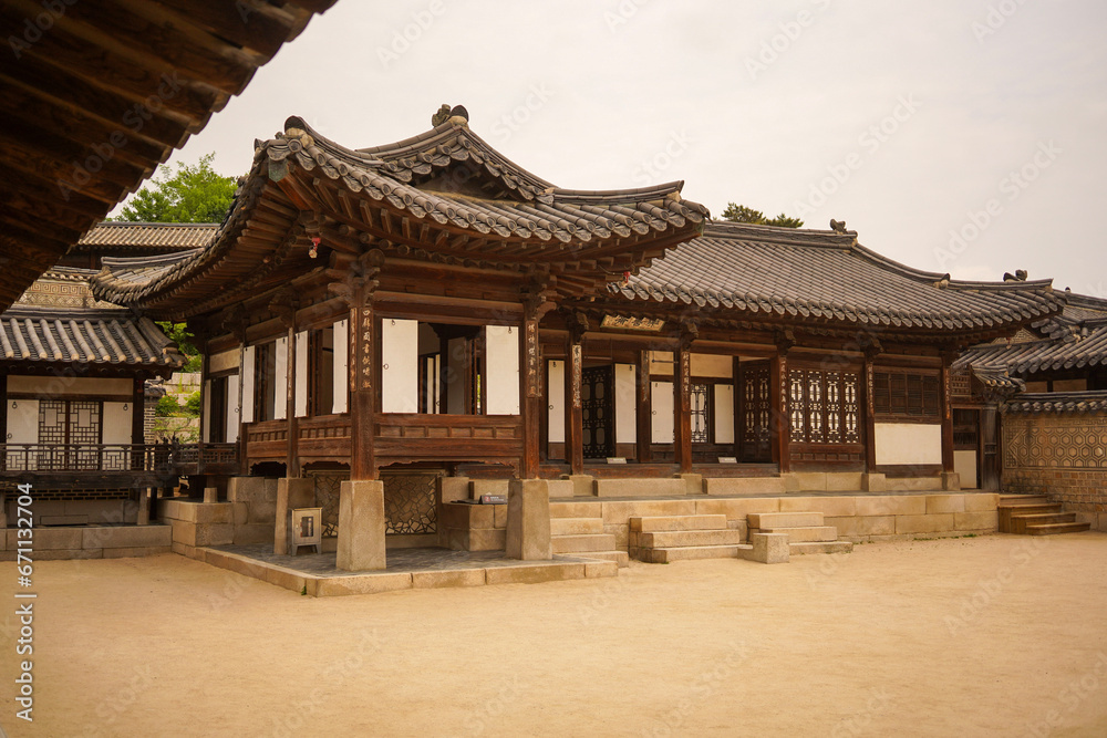 Traditional korean house in Seoul