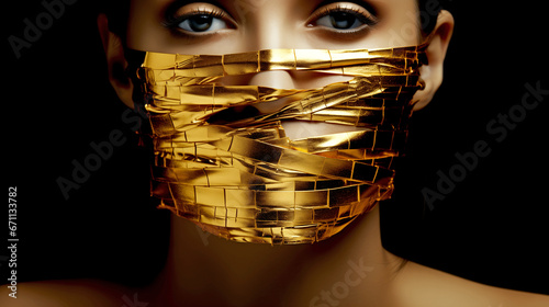 KEEP SECRET, SECRECY. CONCEPT - SILENCE IS GOLDEN. legal AI