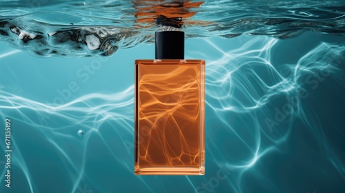 Submerged Perfume Bottle Mockup