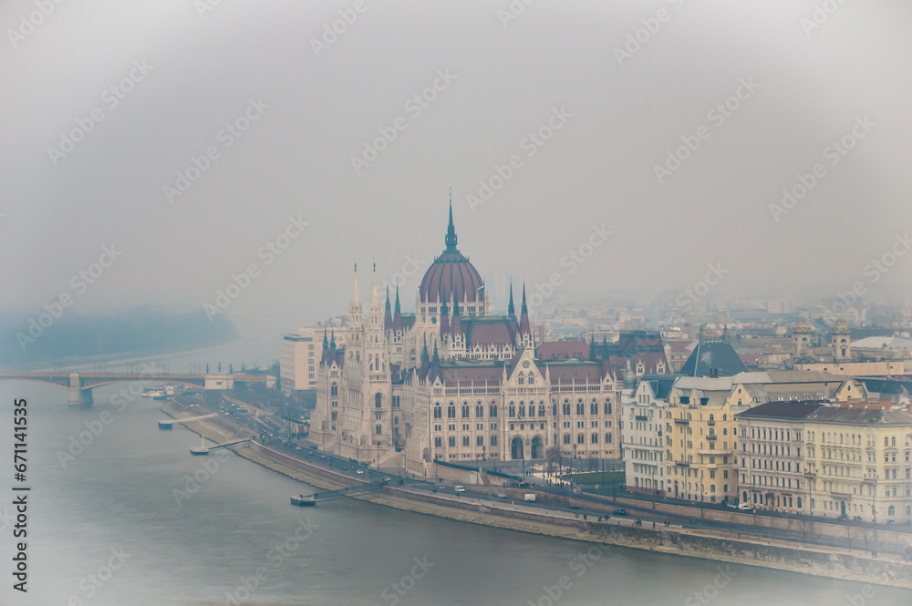 Obraz premium Hungarian parliament building