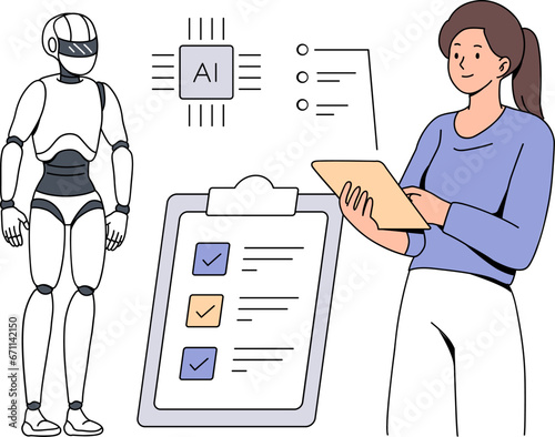 Constructing of artificial intelligence in model