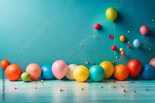 balloons on the table