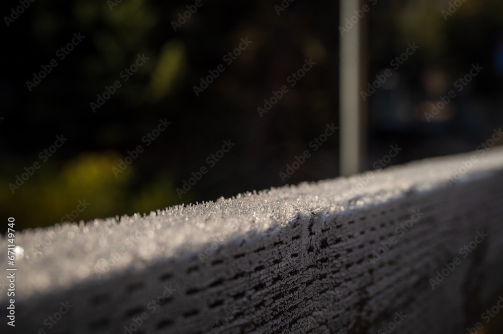 frost covered bridge frost covered bridge