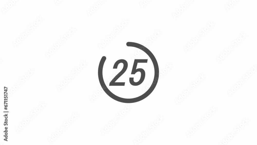 abstract colorful countdown timer animation background 4k abstract colorful countdown timer animation background 4k