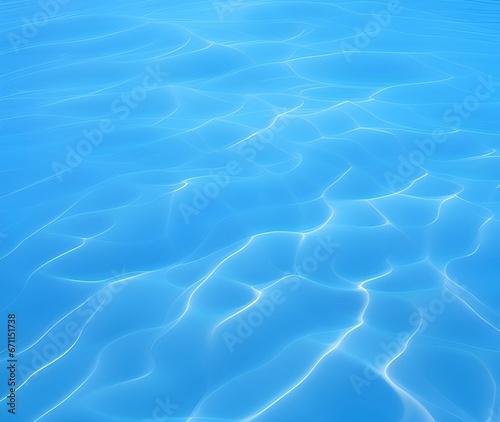 Blue water surface.