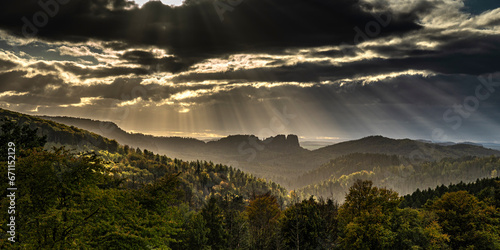 Magische Abendstimmung in der Sächsischen Schweiz 4