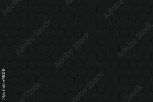 Abstract metallic interlocking hexagon background designe .