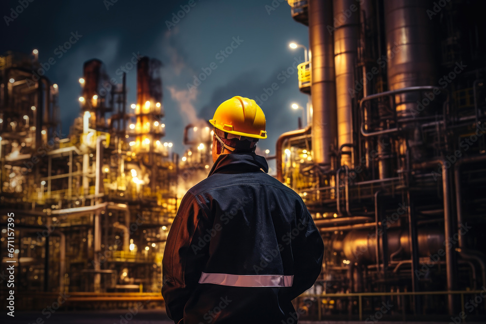 Observing an Industrial Oil Plant Observing an Industrial Oil Plant
