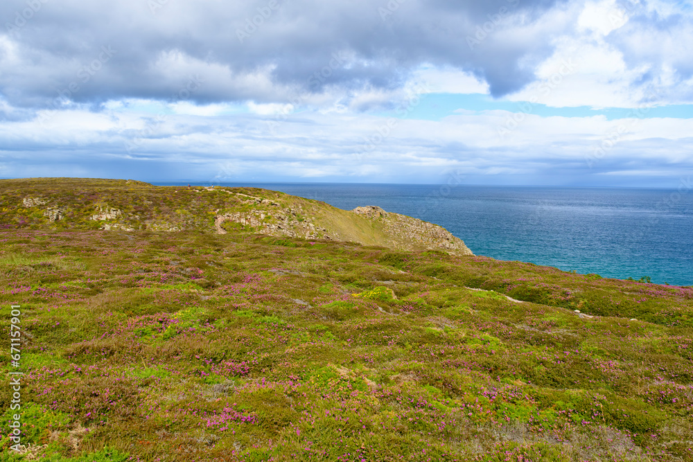 cliffs and rocks at Cap Fréhel, Brittany, France