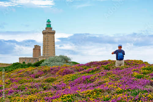 Εκτύπωση καμβά the lighthouse of Cap Fréhel, a peninsula in Côtes-d'Armor, in northern Brittany