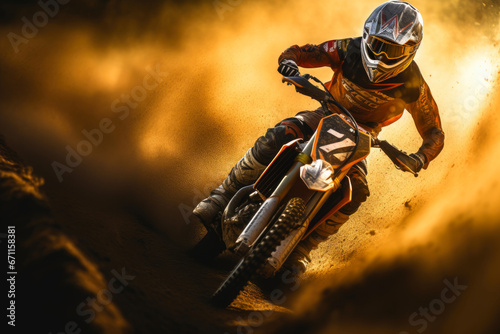 Rider in Motion: Motocross Adventure photo