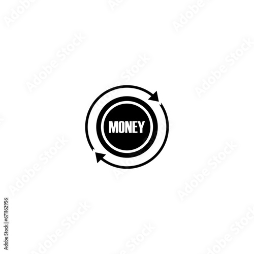 Currency circulate icon Currency circulate icon isolated on white background