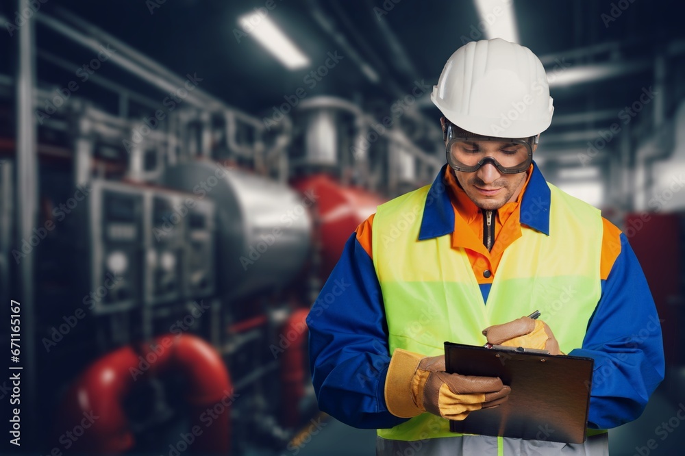 Production engineer worker technologist at industry, AI generated image Production engineer worker technologist at industry, AI generated image