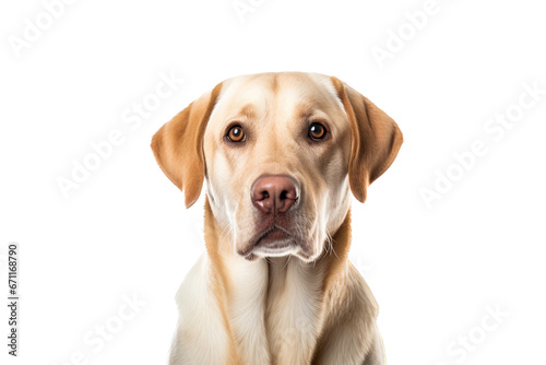 Labrador retriever dog isolated from background © W&S Stock