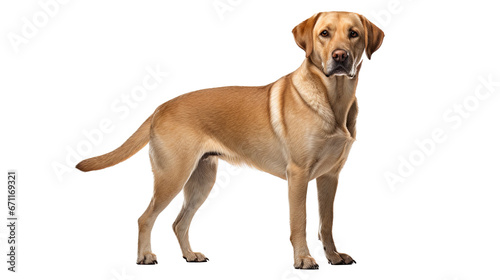 Labrador retriever dog isolated from background © W&S Stock