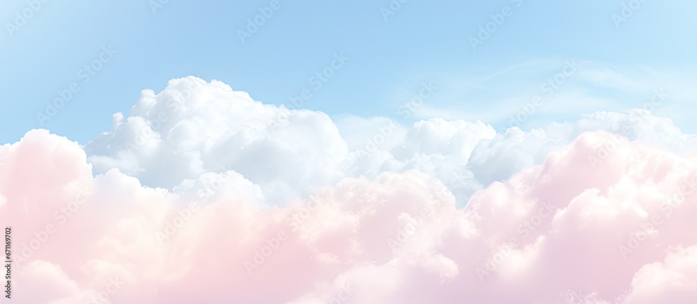 A gentle background of clouds