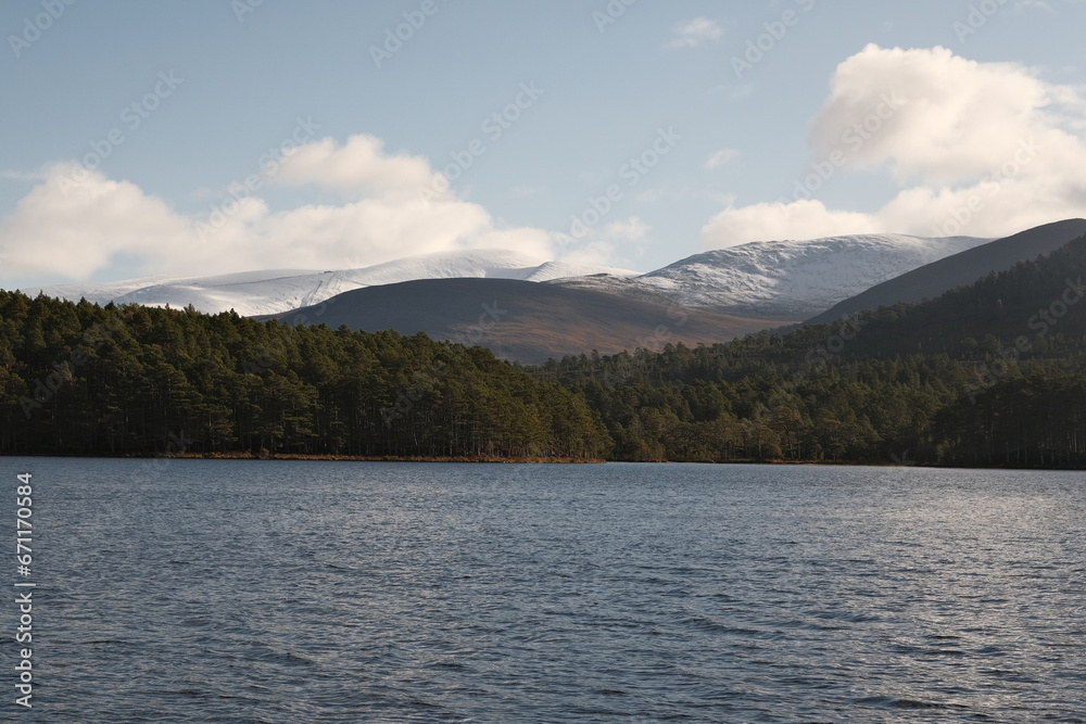 Loch Morlich in the Cairngorms National park