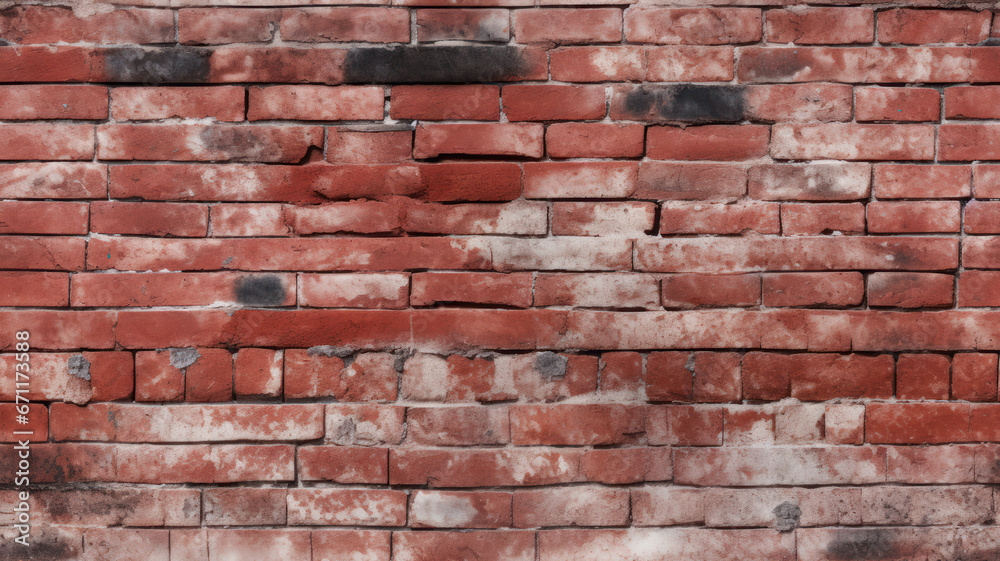 Fototapeta premium Red Brick Wall Texture Background