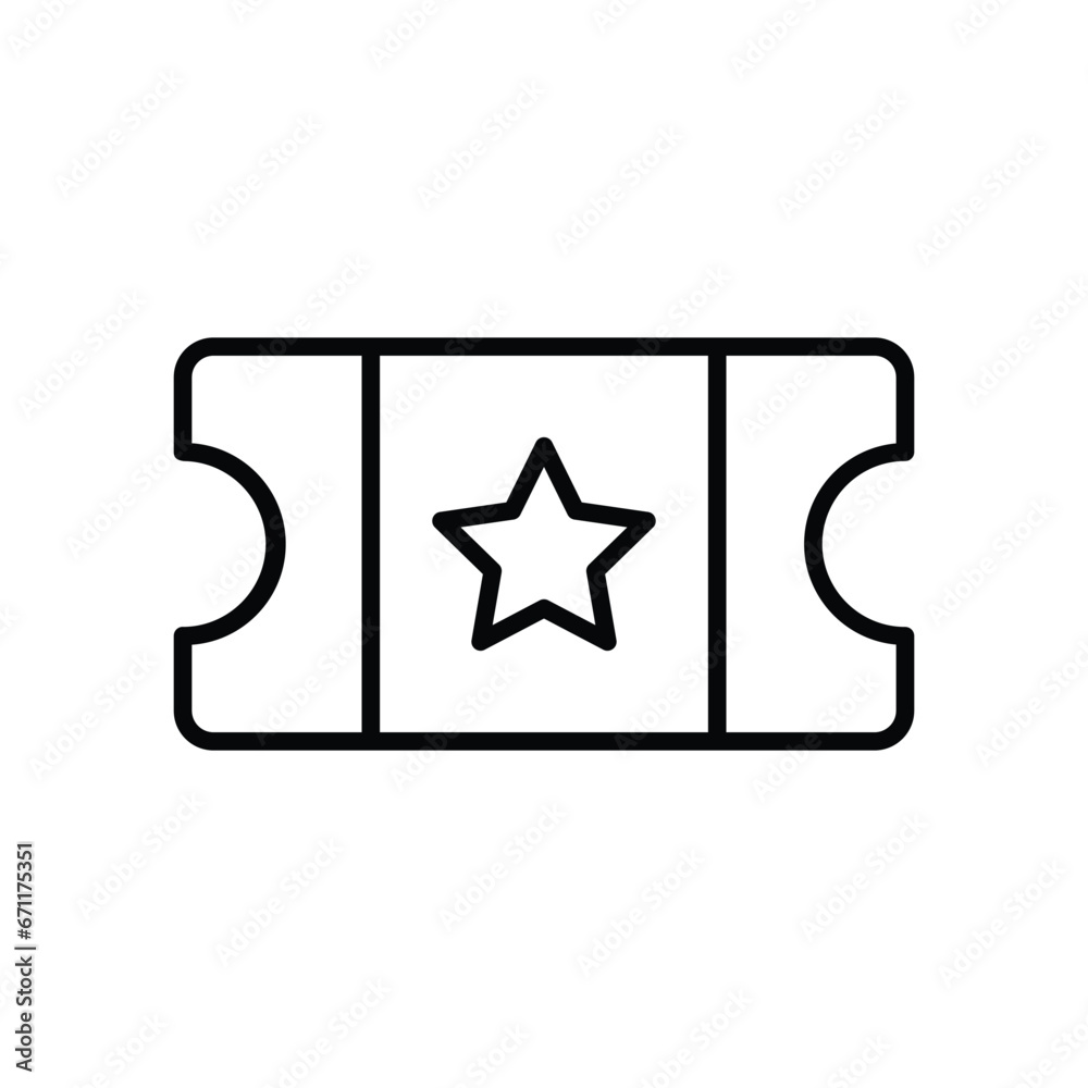 Event icon isolate white background vector stock illustration.