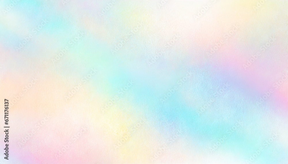 Holographic Pastel color background. Rainbow marble gradient. Iridescent foil effect texture. Dreamy background.
