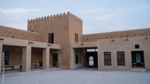 historical old Fort Zubarah (Al Zubara) in North East of Qatar photo