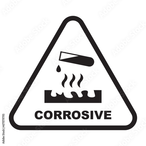 Chemical hazard icon