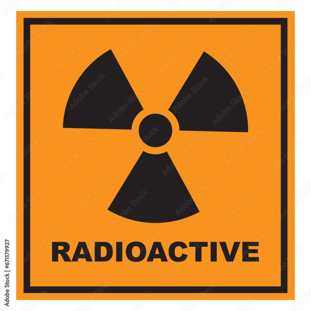 Fototapeta premium Chemical hazard icon