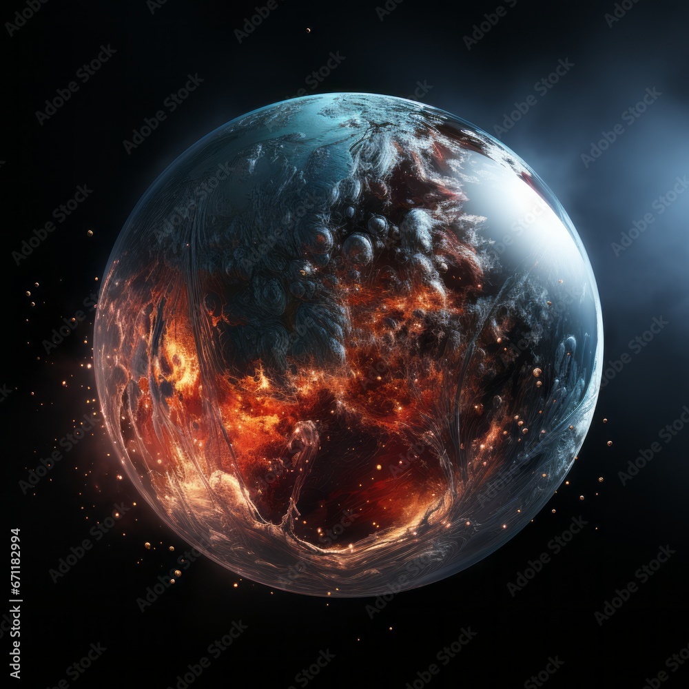 Obraz premium energy sphere ball