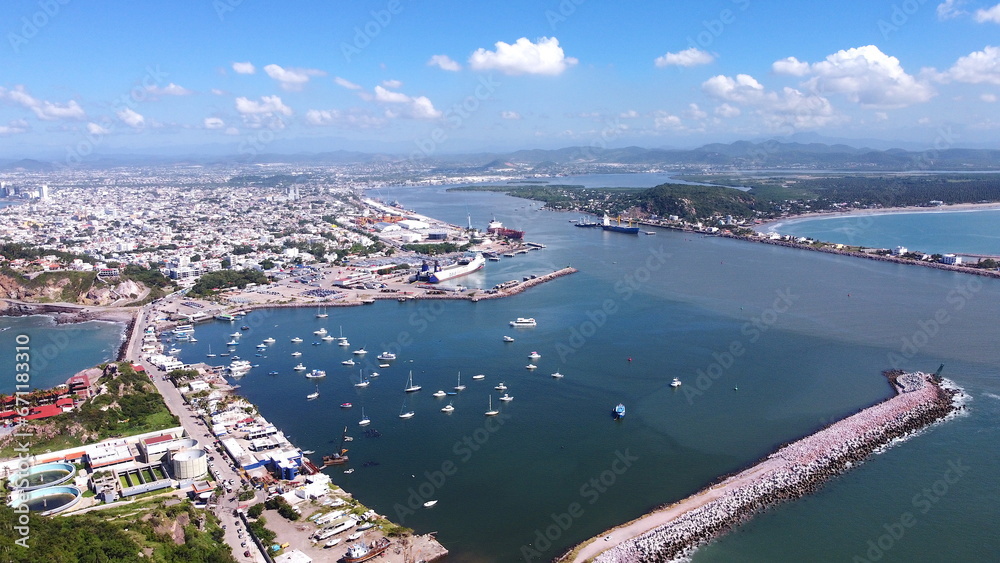 DRONE PHOTOGRAPHY IN MIRADOR DE MAZATLAN SINALOA MEXICO