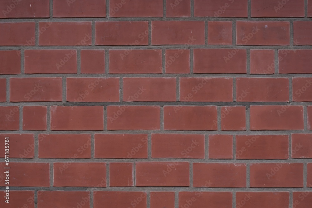 Modern red brick wall background Modern red brick wall background