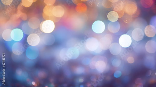 defocused christmas abstract background with bokeh