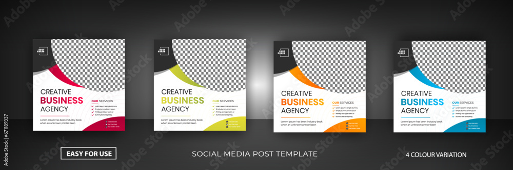 Creative Super sale social media post design template Creative Super sale social media post design template