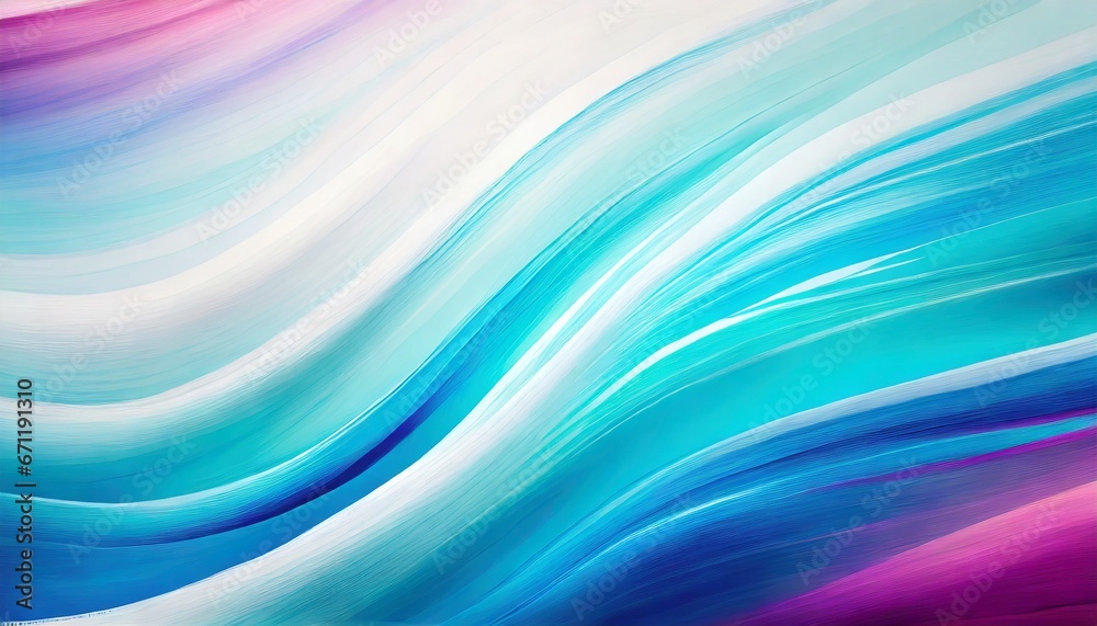 Blue and white abstract waves design template illustration