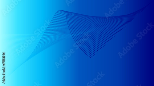 Vector Abstract glowing business conference design template with gradient color lines. Minimal flyer layout. Vector Wave lines geometric template. Trendy gradient background.