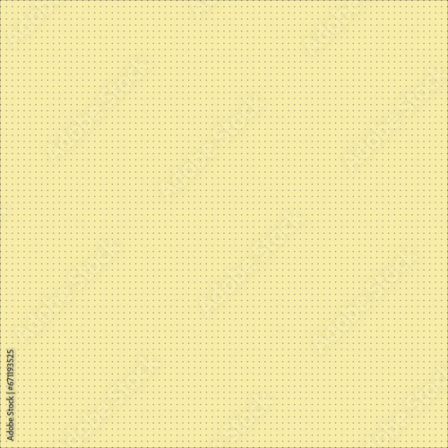 Seamles pattern or textures with grey polka dots on yellow background. Vector graphic.