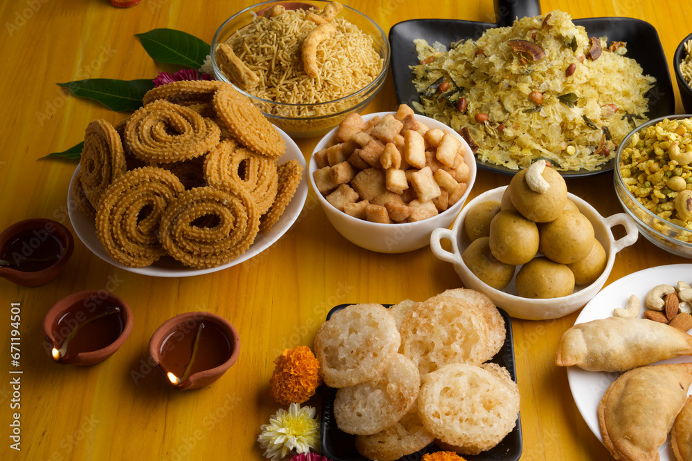 Diwali snacks Diwali faral Festival food items Festival snacks from Maharashtra
