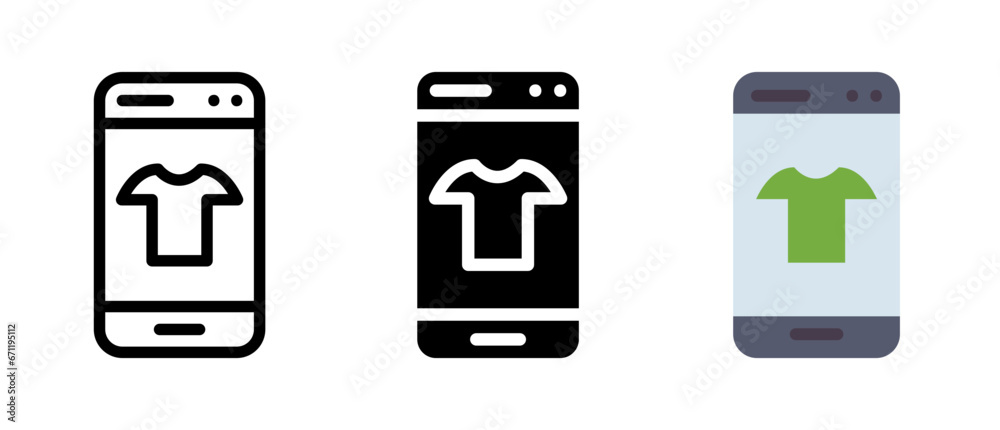 Buy online icons set vector illustration for web and mobile Buy online icons set vector illustration for web and mobile