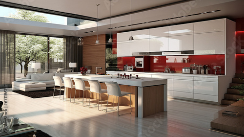 modern interior kitchen concept