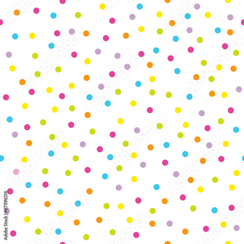 Celebration Colorful Confetti, Seamless pattern