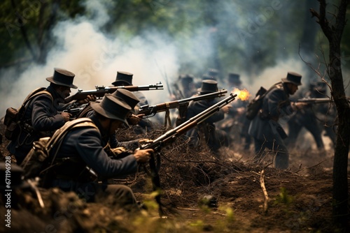 19th Century Machine Guns Pioneering Sustained Firepower in Infantry Units