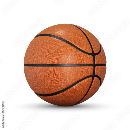 A Basketball Ball isolated on a white background © Bruno