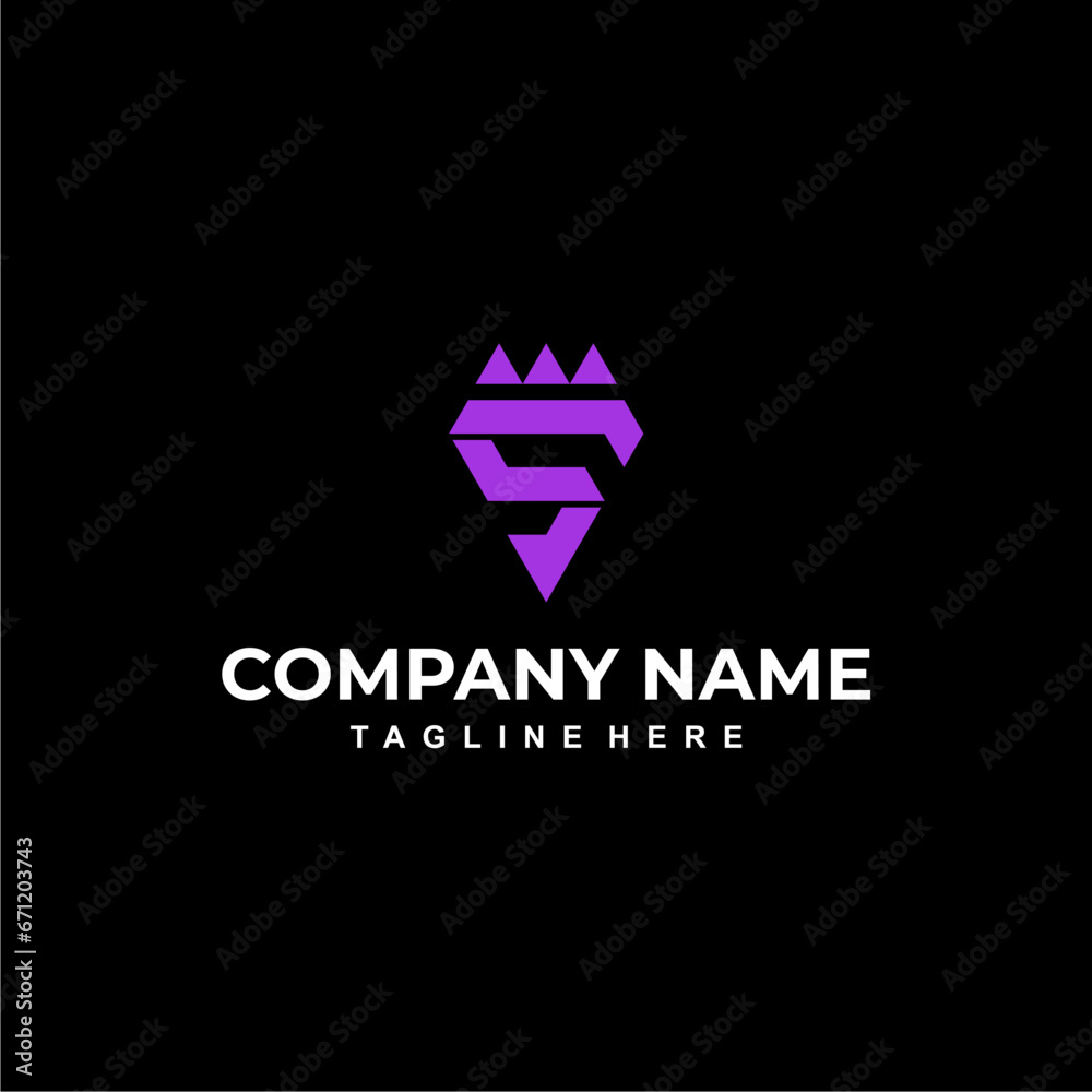 S monogram logo design. Purple diamond logo
S monogram logo design. Purple diamond logo