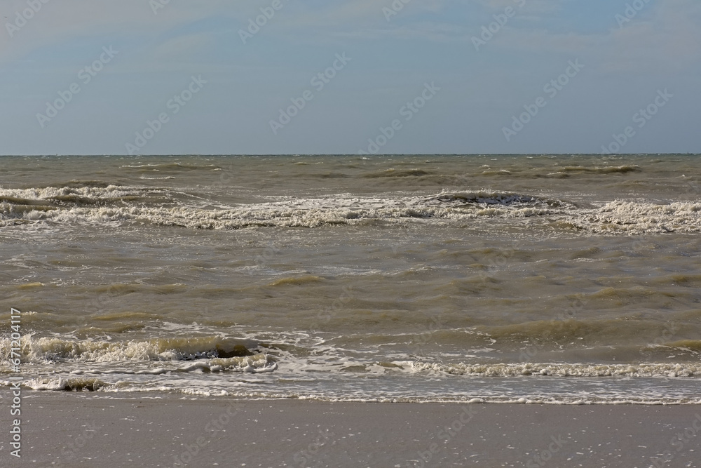 Waves of the northsea on the Belgian coast Waves of the northsea on the Belgian coast