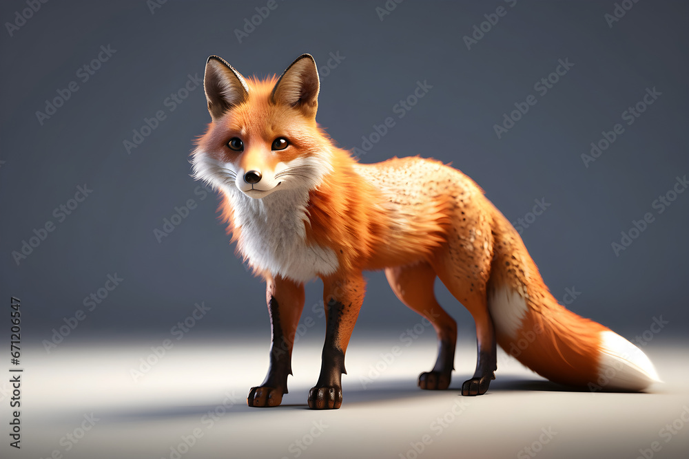 Fototapeta premium fox vulpes
